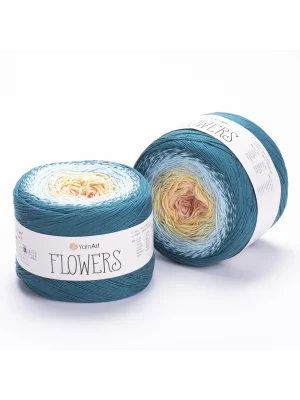 Flowers - Ebruli El Örgü Ipi Ebruli-270