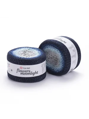 Flowers Moonlıght - Simli, Ebruli El Örgü Ebruli-3261