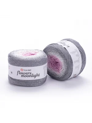 Flowers Moonlıght - Simli, Ebruli El Örgü Ebruli-3293