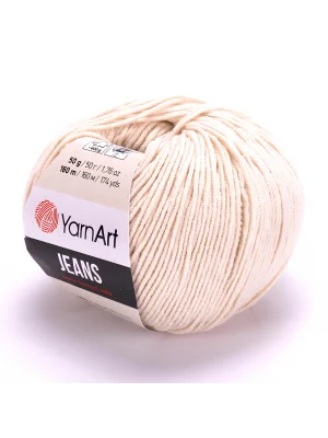 Jeans El Örgü Ipi 05 Krem Örgü Ipi