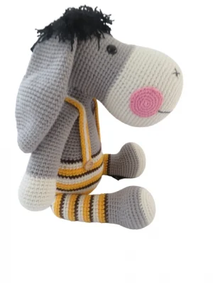 Sevimli Eşşek Amigurumi El Örgüsü Oyuncak
