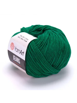 Yarn Art Jeans 52 Koyu Yeşil Amigurumi Örgü İpi Hırka Örgü İpi Bebek İpi Punch İpi