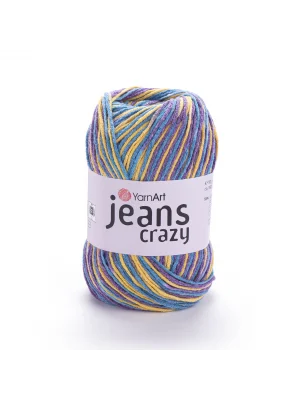 Yarn Art Jeans Crazy Ebruli El Örgü İpi Ebruli 7210