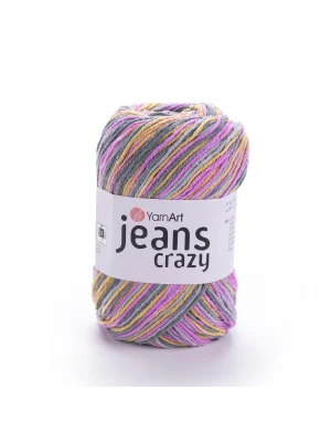 Yarn Art Jeans Crazy Ebruli El Örgü İpi Ebruli 7211