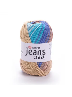 Yarn Art Jeans Crazy Ebruli El Örgü İpi Ebruli 8207