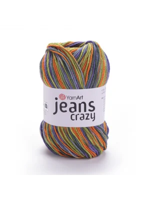 Yarn Art Jeans Crazy Ebruli El Örgü İpi Ebruli 8213