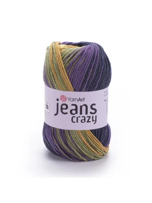 Yarn Art Jeans Crazy Ebruli El Örgü İpi Ebruli 8220
