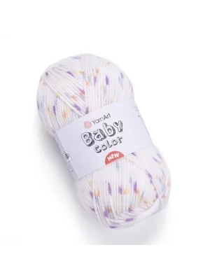 YarnArt Baby Color El Örgü İpi – 50g 150m | %100 Akrilik, Benekli, Yumuşak ve Dayanıklı