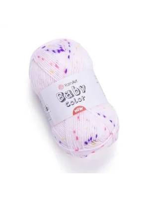 YarnArt Baby Color El Örgü İpi – 50g 150m | %100 Akrilik, Benekli, Yumuşak ve Dayanıklı