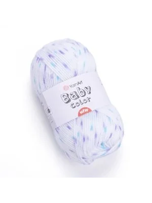 YarnArt Baby Color El Örgü İpi – 50g 150m | %100 Akrilik, Benekli, Yumuşak ve Dayanıklı