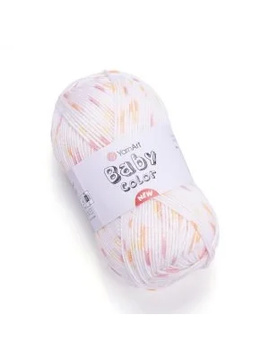 YarnArt Baby Color El Örgü İpi – 50g 150m | %100 Akrilik, Benekli, Yumuşak ve Dayanıklı