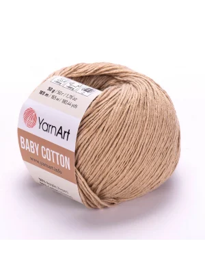 Yarnart Baby Cotton - Bebek El Örgü Ipi Bej-405