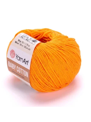 Yarnart Baby Cotton - Bebek El Örgü Ipi Açık Turuncu-425