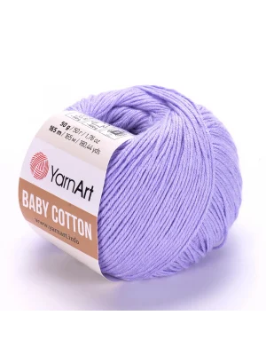 Yarnart Baby Cotton - Bebek El Örgü Ipi Eflatun-417