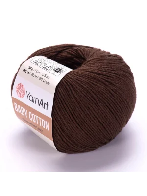 Yarnart Baby Cotton - Bebek El Örgü Ipi Kahverengi-408