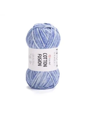 YarnArt Cotton Fusion El Örgü İpi – 100g 225m | %100 Pamuk, Hafif ve Yumuşak Doku | Yazlık Bluz, Çanta ve Aksesuar İçin İdeal