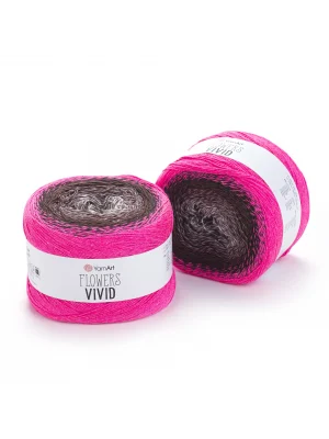 YarnArt Flowers Vivid - Ebruli El Örgü Ipi Ebruli-501