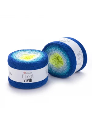 YarnArt Flowers Vivid - Ebruli El Örgü Ipi Ebruli-510
