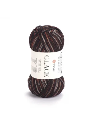 Yarnart Glace El Örgü İpi,100g / 210m – %52 Akrilik %48 Poliamid–Parlak Renkli Yazlık El Örgü İpi