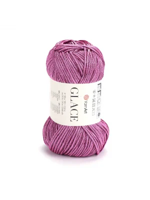 Yarnart Glace El Örgü İpi,100g / 210m – %52 Akrilik %48 Poliamid–Parlak Renkli Yazlık El Örgü İpi