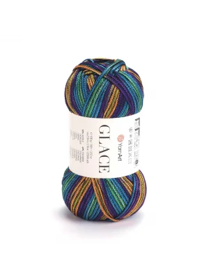 Yarnart Glace El Örgü İpi,100g / 210m – %52 Akrilik %48 Poliamid–Parlak Renkli Yazlık El Örgü İpi