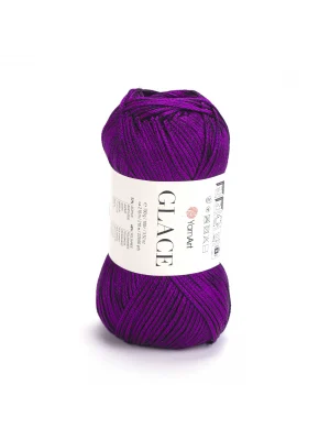 Yarnart Glace El Örgü İpi,100g / 210m – %52 Akrilik %48 Poliamid–Parlak Renkli Yazlık El Örgü İpi