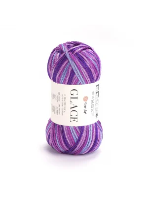 Yarnart Glace El Örgü İpi,100g / 210m – %52 Akrilik %48 Poliamid–Parlak Renkli Yazlık El Örgü İpi