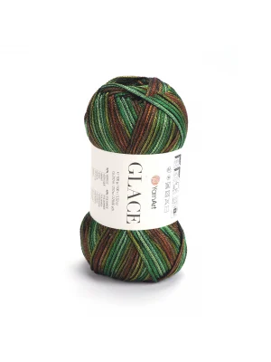 Yarnart Glace El Örgü İpi,100g / 210m – %52 Akrilik %48 Poliamid–Parlak Renkli Yazlık El Örgü İpi