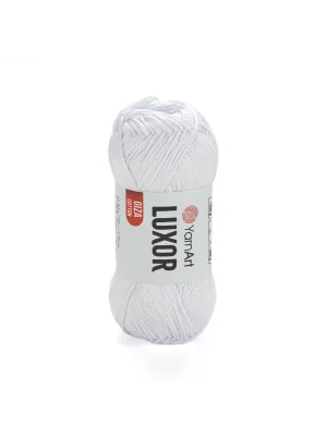 YarnArt Luxor No:1200 50g Merserize Pamuk El Örgü İpi – %100 Cotton, İnce Doku, Dantel, Yazlık Kıyafet ve Aksesuar İçin Uygun