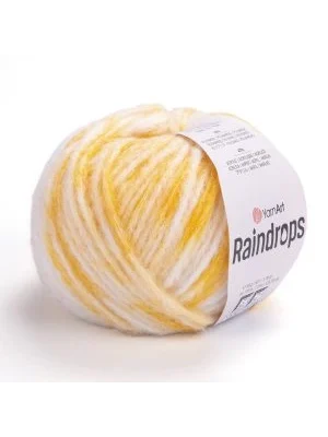 YarnArt Raindrops El Örgü İpi – 50g 115m | Yünlü, Akrilik ve Polyamid Karışımlı Orta Kalınlıkta Renkli İplik
