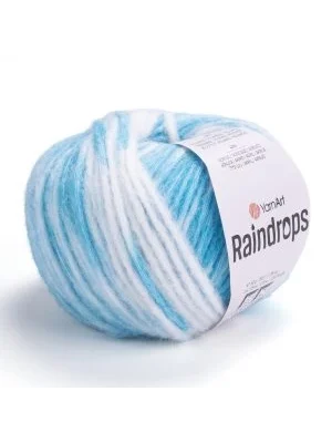 YarnArt Raindrops El Örgü İpi – 50g 115m | Yünlü, Akrilik ve Polyamid Karışımlı Orta Kalınlıkta Renkli İplik