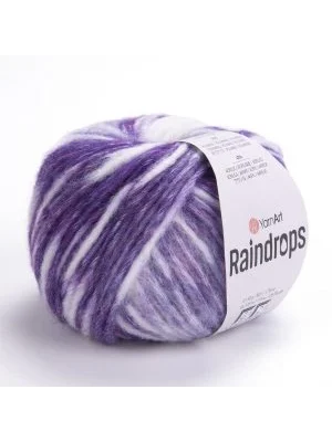 YarnArt Raindrops El Örgü İpi – 50g 115m | Yünlü, Akrilik ve Polyamid Karışımlı Orta Kalınlıkta Renkli İplik
