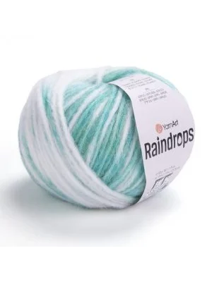 YarnArt Raindrops El Örgü İpi – 50g 115m | Yünlü, Akrilik ve Polyamid Karışımlı Orta Kalınlıkta Renkli İplik
