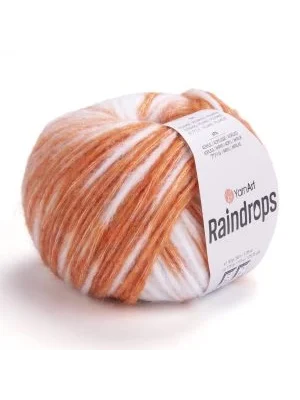 YarnArt Raindrops El Örgü İpi – 50g 115m | Yünlü, Akrilik ve Polyamid Karışımlı Orta Kalınlıkta Renkli İplik