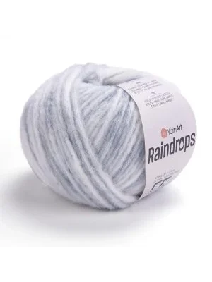 YarnArt Raindrops El Örgü İpi – 50g 115m | Yünlü, Akrilik ve Polyamid Karışımlı Orta Kalınlıkta Renkli İplik