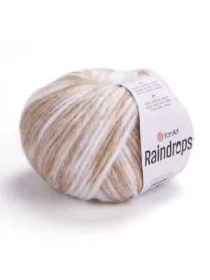 YarnArt Raindrops El Örgü İpi – 50g 115m | Yünlü, Akrilik ve Polyamid Karışımlı Orta Kalınlıkta Renkli İplik