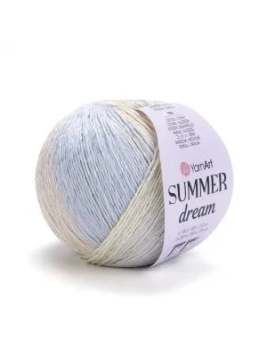 YarnArt Summer Dream 4312 Ebruli El Örgü İpi – 100g / 350m – %70 Pamuk %30 Viskoz – Yazlık İnce Renkli İplik