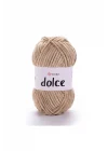 Dolce - Kadife El Örgü Ipi Koyu Bej-747