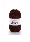 Dolce - Kadife El Örgü Ipi Koyu Kahverengi-775
