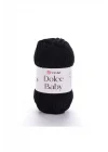 Dolce Baby - Kadife, Bebek El Örgü Ipi Siyah-742