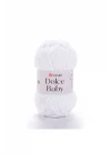 Dolce Baby - Kadife, Bebek El Örgü Ipi Beyaz-741