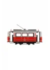 Nostaljik Tren (BEYAZ KUTU) 3d Karton Puzzle Yapboz