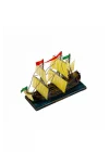 Osmanlı Savaş Gemisi 3d Karton Maket Puzzle Hediyelik Yapboz