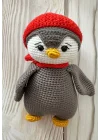 Amigurumi El Örgüsü Oyuncak Penguen