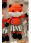 Amigurumi El Örgüsü Oyuncak Tilki
