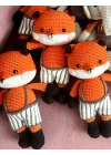 Amigurumi El Örgüsü Oyuncak Tilki