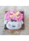Amigurumi El Örgüsü Sevimli Kuzucuk Kafası Anahtarlıklar(Tek Fiyatıdır)