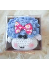 Amigurumi El Örgüsü Sevimli Kuzucuk Kafası Anahtarlıklar(Tek Fiyatıdır)