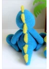 Amigurumi Elörgüsü Oyuncak Baby Dino