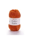 Dolce Baby - Kadife, Bebek El Örgü Ipi Turuncu-778